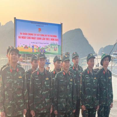 BỘ CHỈ HUY QUÂN SỰ THÀNH PHỐ RA QUÂN NGÀY CHỦ NHẬT XANH LẦN THỨ I, NĂM 2025